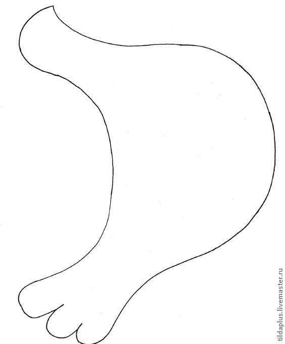 Тело птицы шаблон