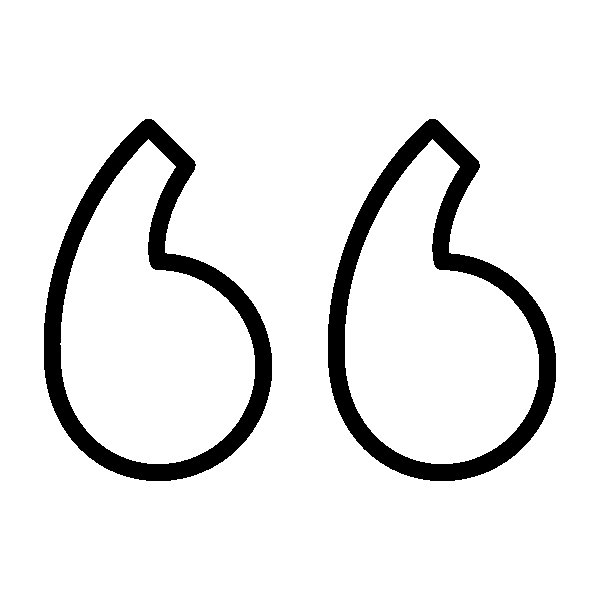Кавычки трафарет