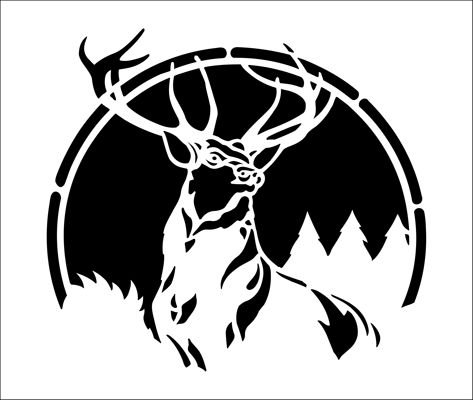 Трафареты животных