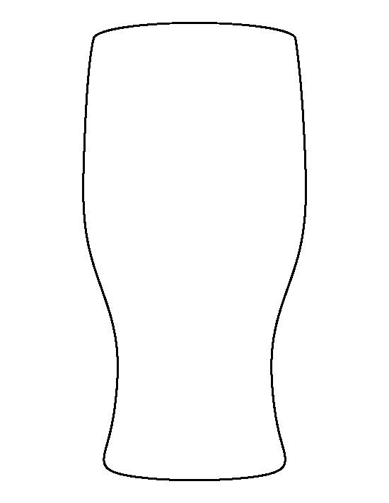 Бокал шаблон