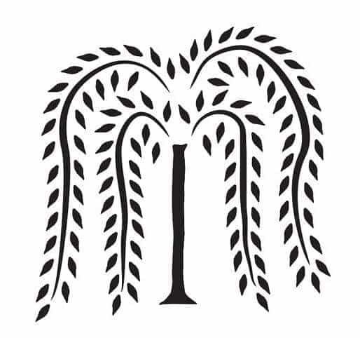 Трафарет дерева для вырезания