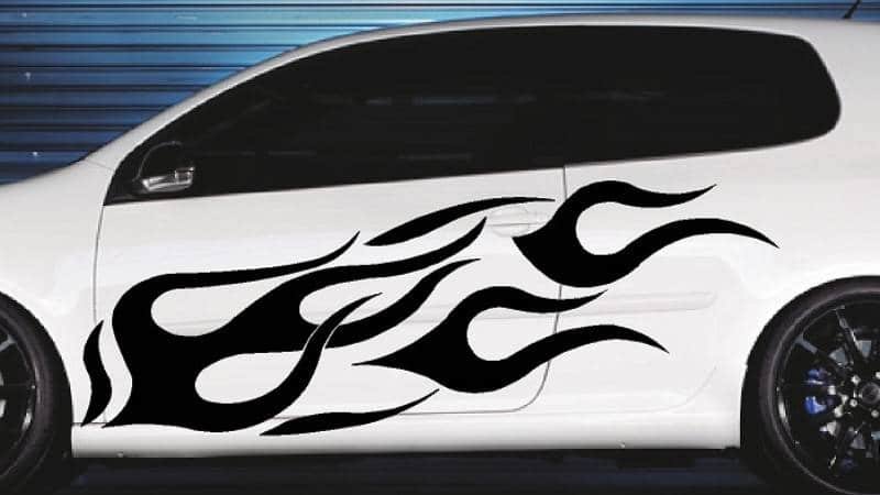 Наклейка "машины"