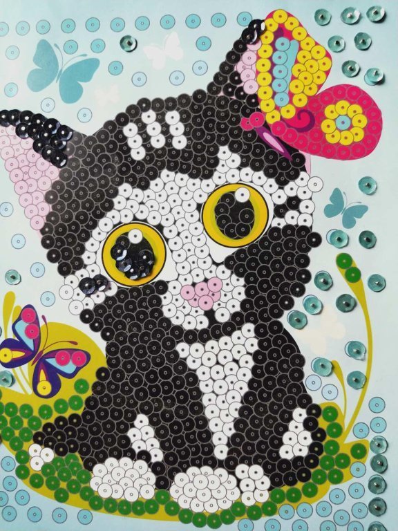 Мозаика из пайеток для детей