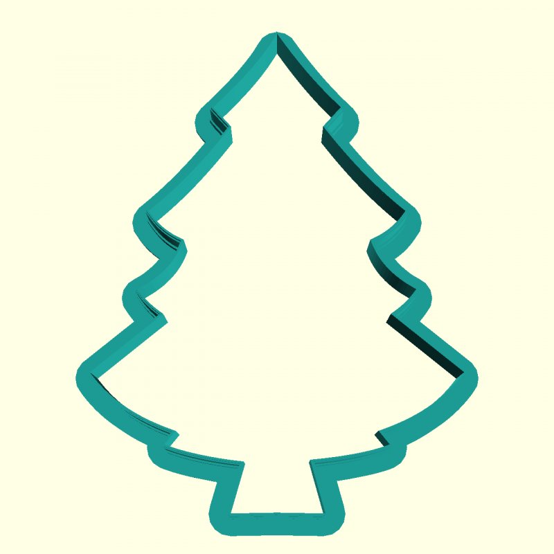 Формочка для печенья елка