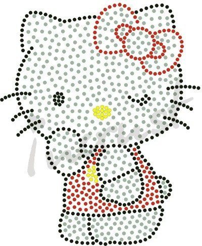 Аппликация стразами