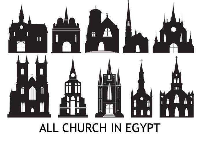 Силуэт замка в готическом стиле