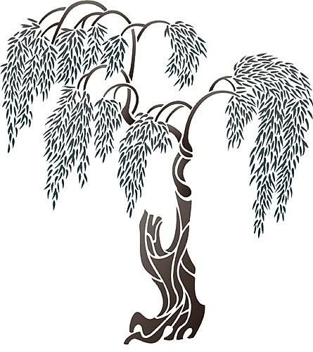 Ветка плакучей ивы