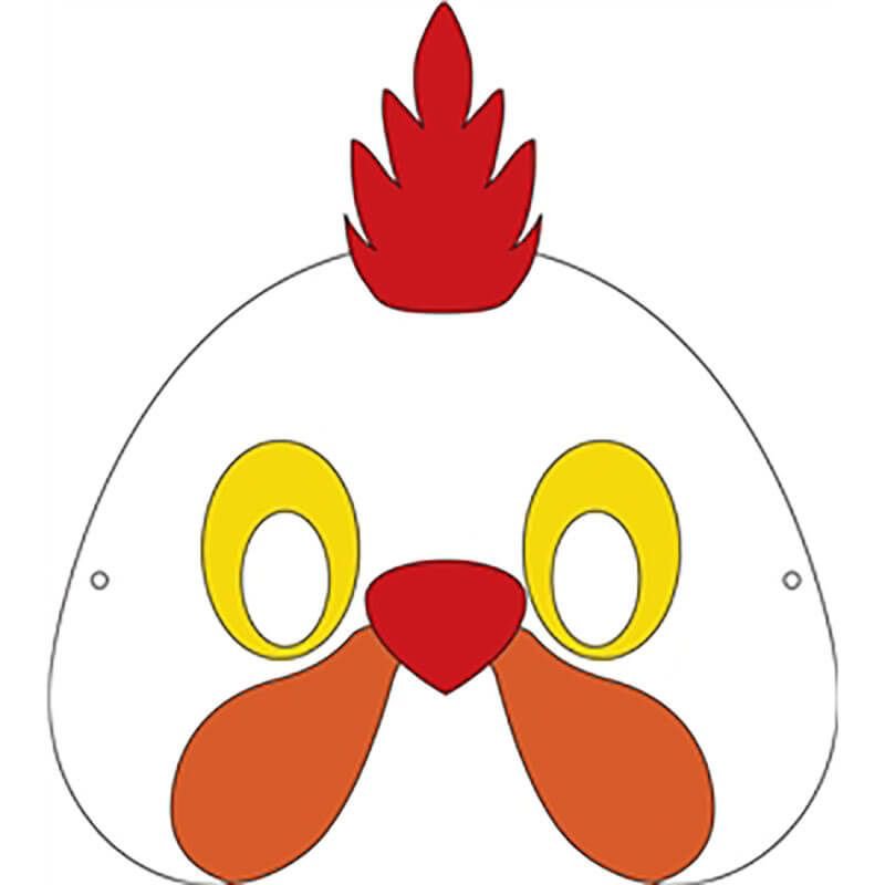 Маска петушка для детей