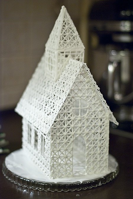 Домик из кружева