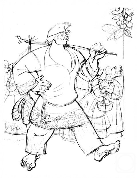 Сказка Пушкина о попе и работнике его Балде