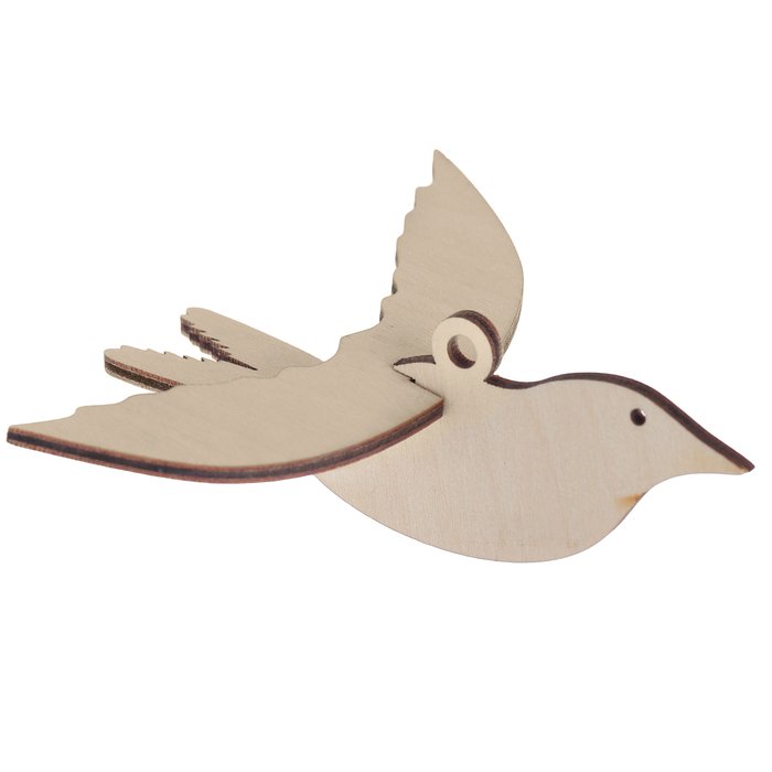 Деревянная заготовка птица