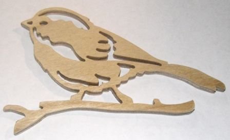 Прорезная резьба по дереву птицы