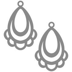 Трафарет для серёжек