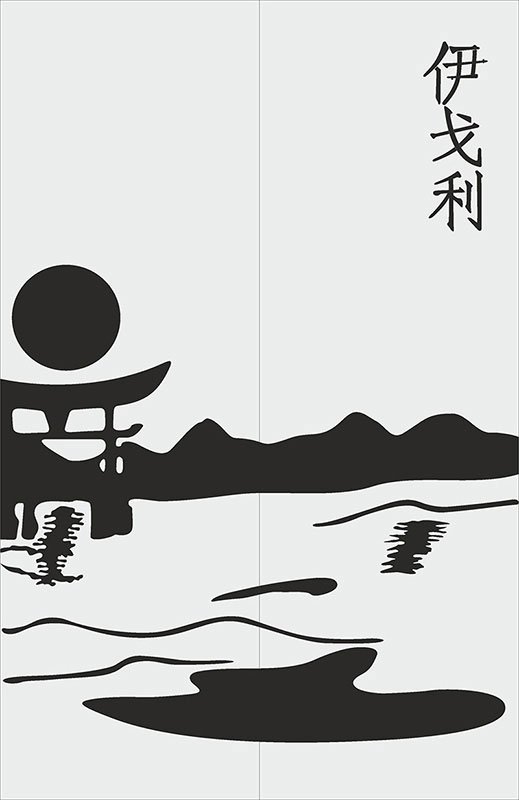 Трафареты на японскую тематику