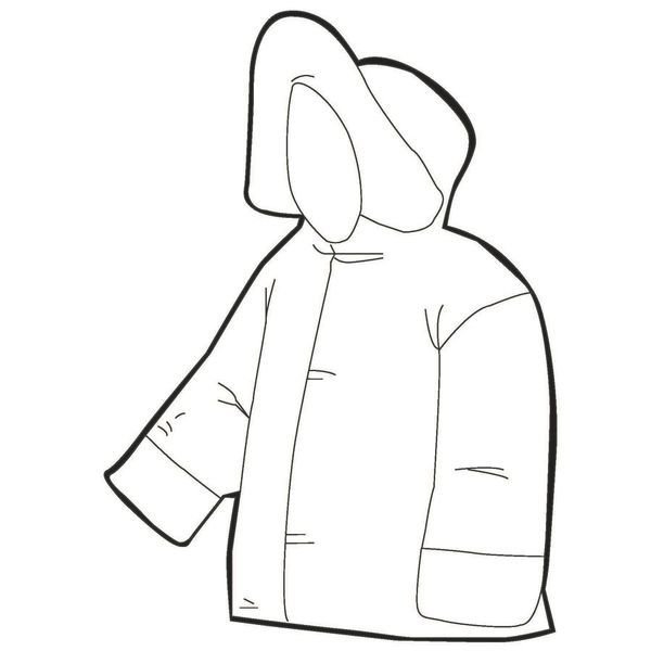 Верхняя одежда раскраска