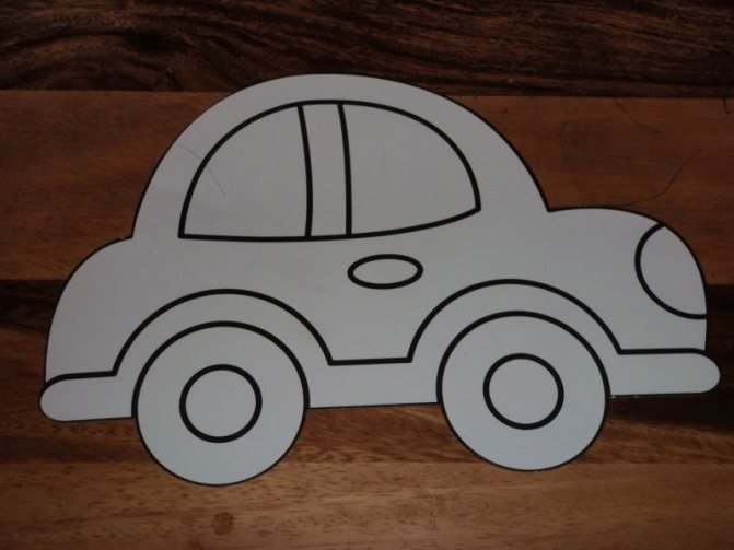 Aппликация "машинки"