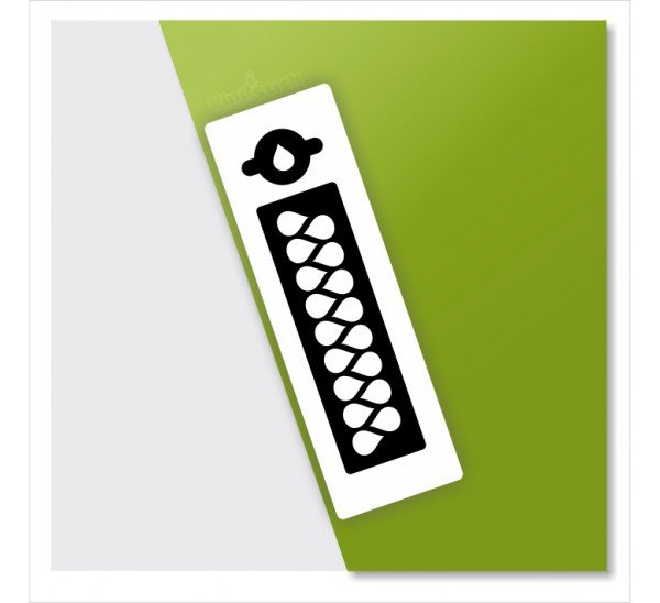 Виниловый трафарет для свотчей теней