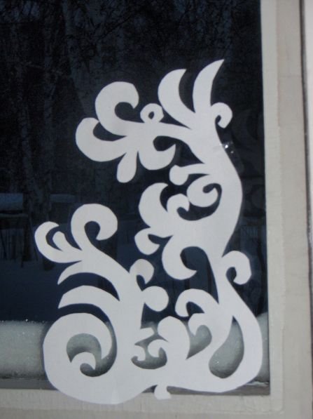 Узоры на окне