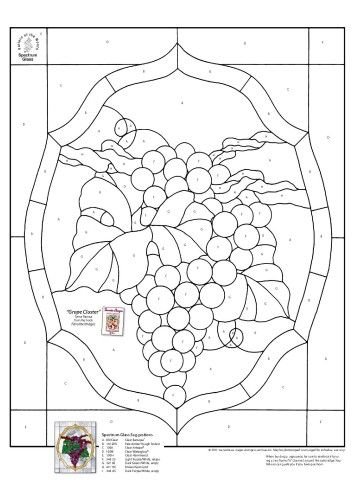 Схемы для витража Тиффани
