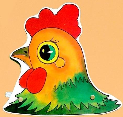 Маска курочки Рябы