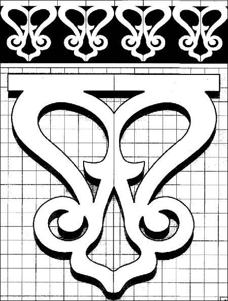 Узоры прорезная резьба