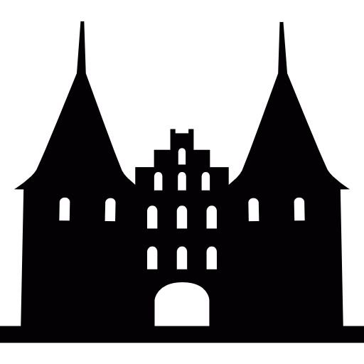 Замок силуэт