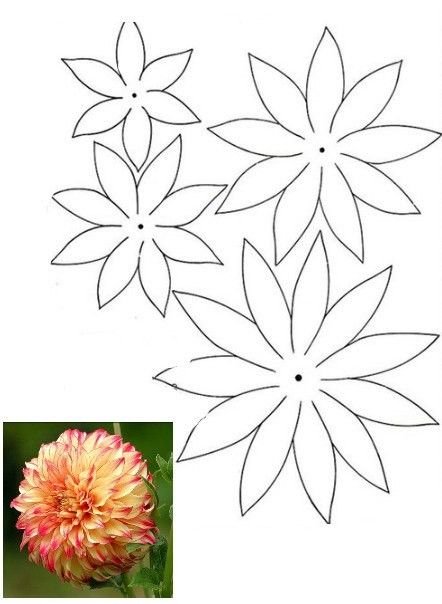 Хризантемы из бумаги