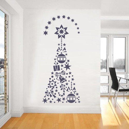 Елка из снежинок