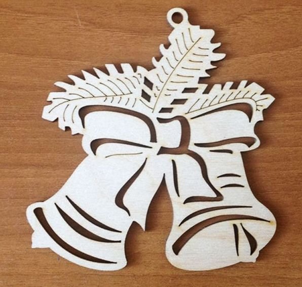 Новогодние игрушки из фанеры