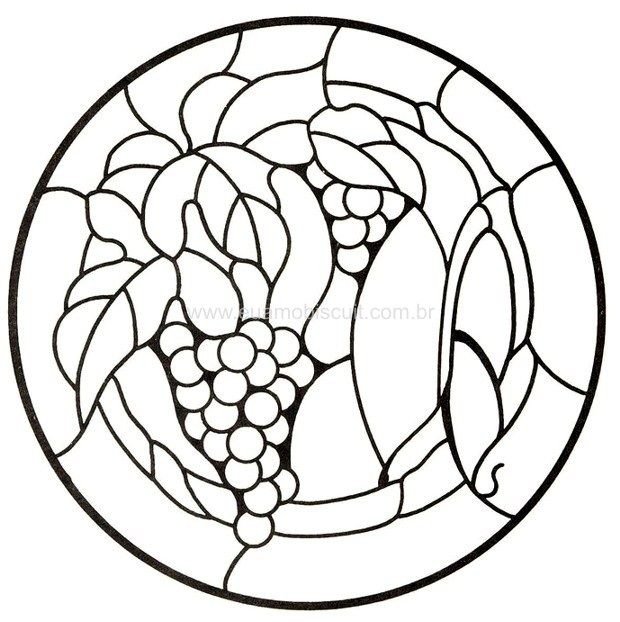 Витраж орнамент