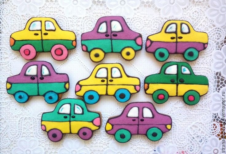 Трафарет для пряника машина