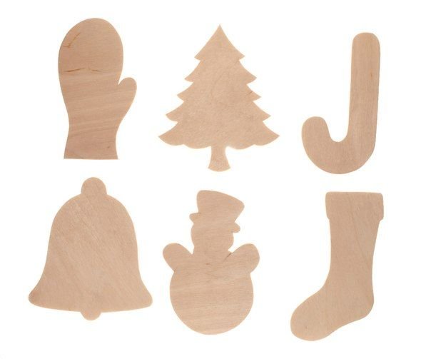 Новогодние игрушки из фанеры