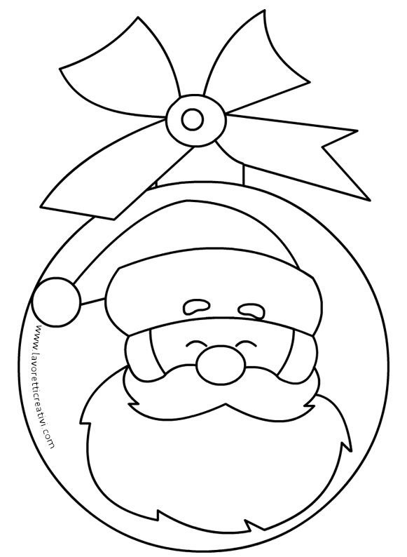 Новогодние шары трафарет