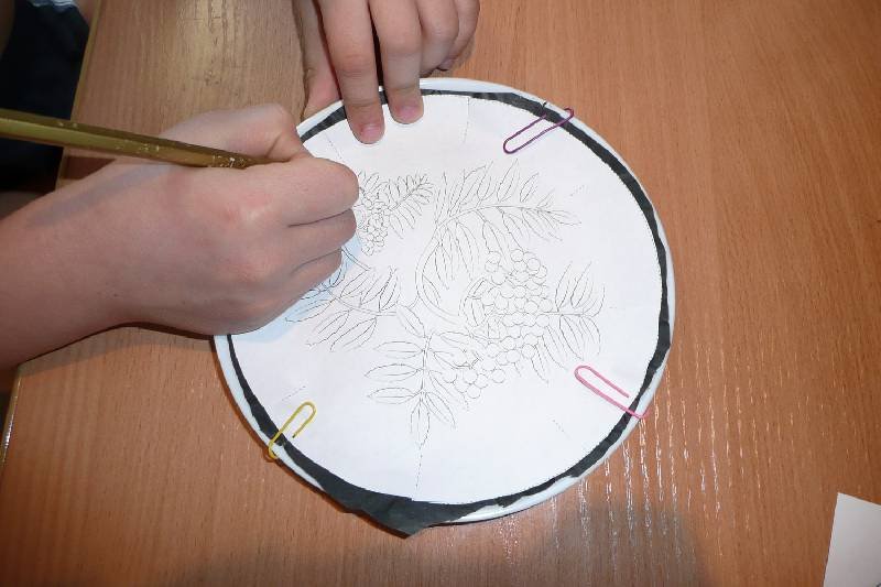 Роспись тарелок