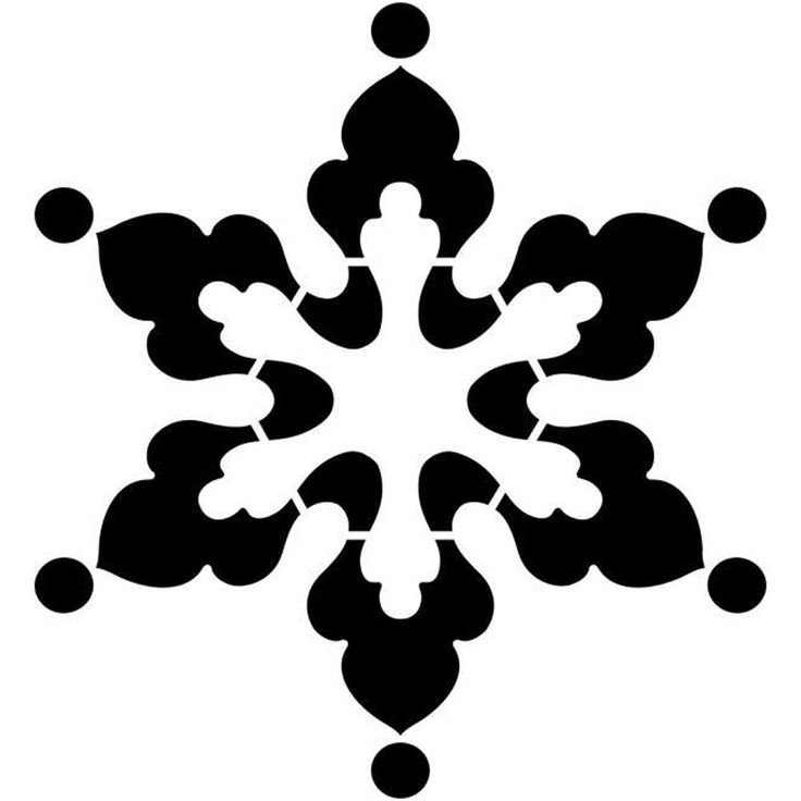 Трафареты для искусственного снега