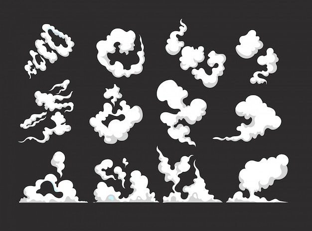 Облако дыма вектор