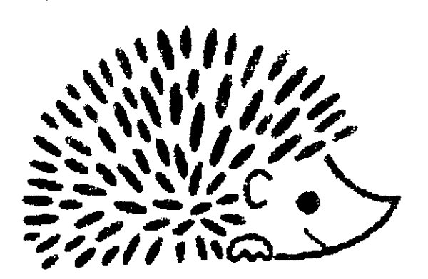 Раскраска Ёжик