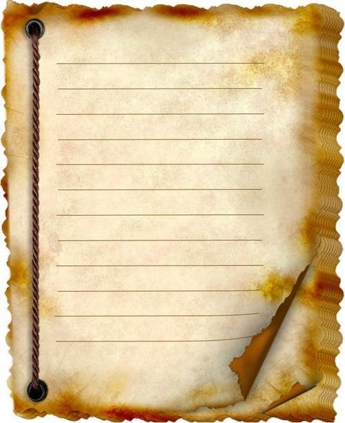 Красивый лист для текста