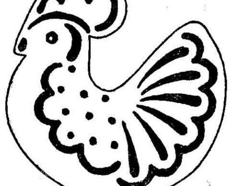 Архангельские козули трафареты