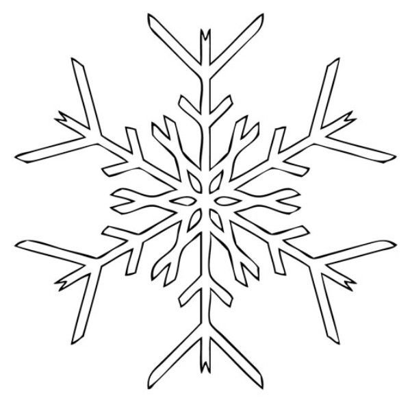 Снежинка рисунок