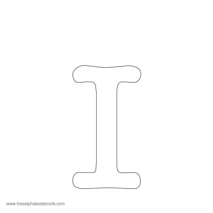 Трафарет буквенный, h=4 мм