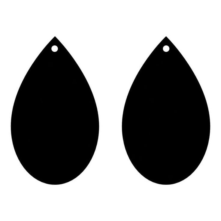 Шаблон для сережек