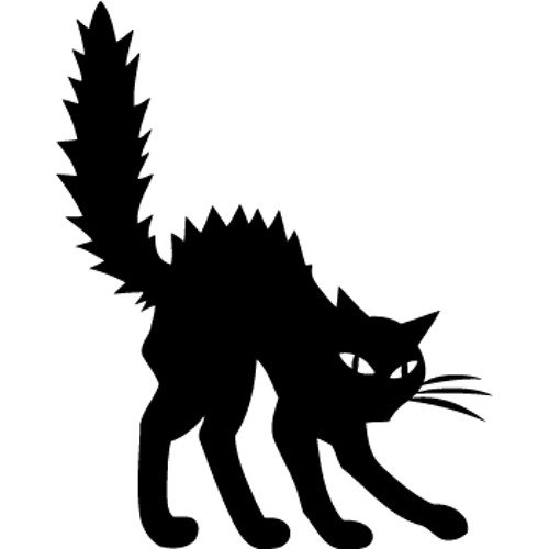 Трафарет кошки