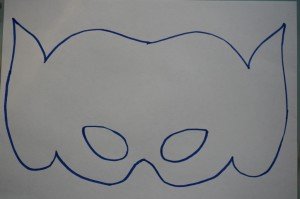 Маска инопланетянина для детей