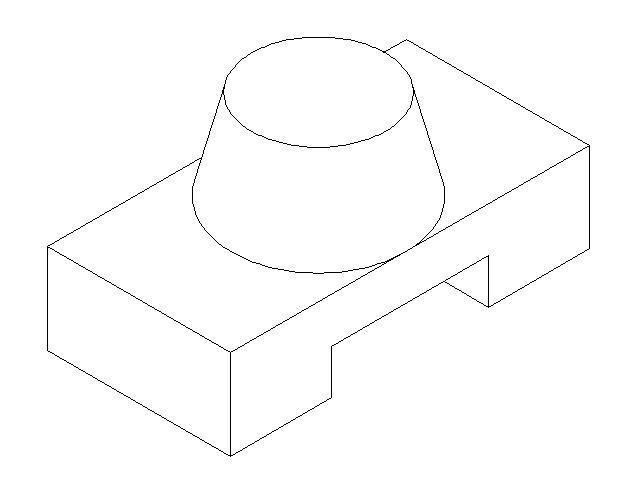 Цилиндр в изометрии