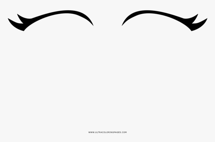 Ресницы силуэт