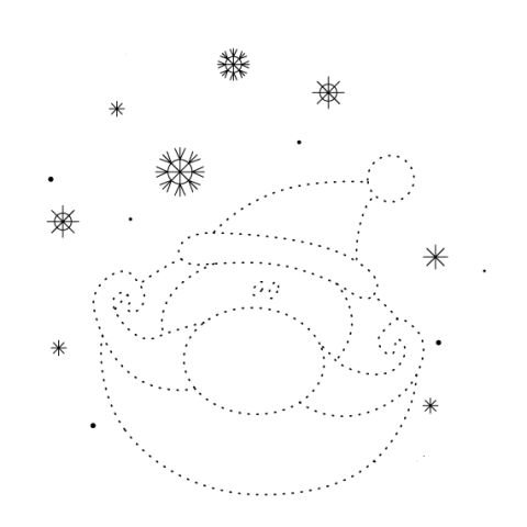 Обводилки по теме зима