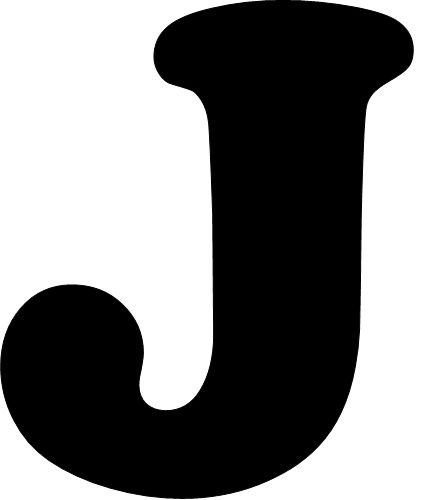 Красивая буква j