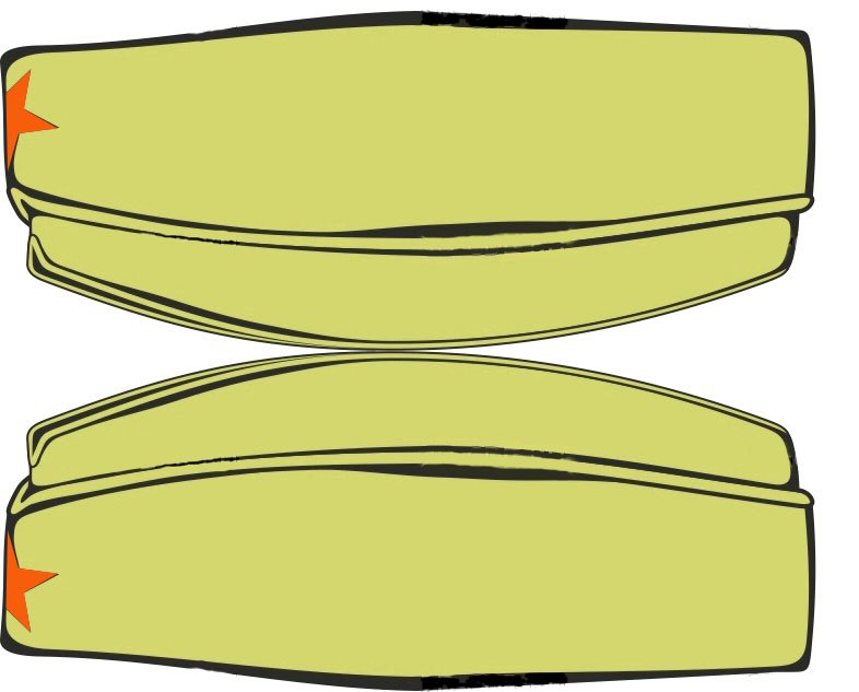 Пилотка рисунок