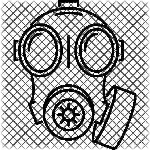 Противогаз раскраска